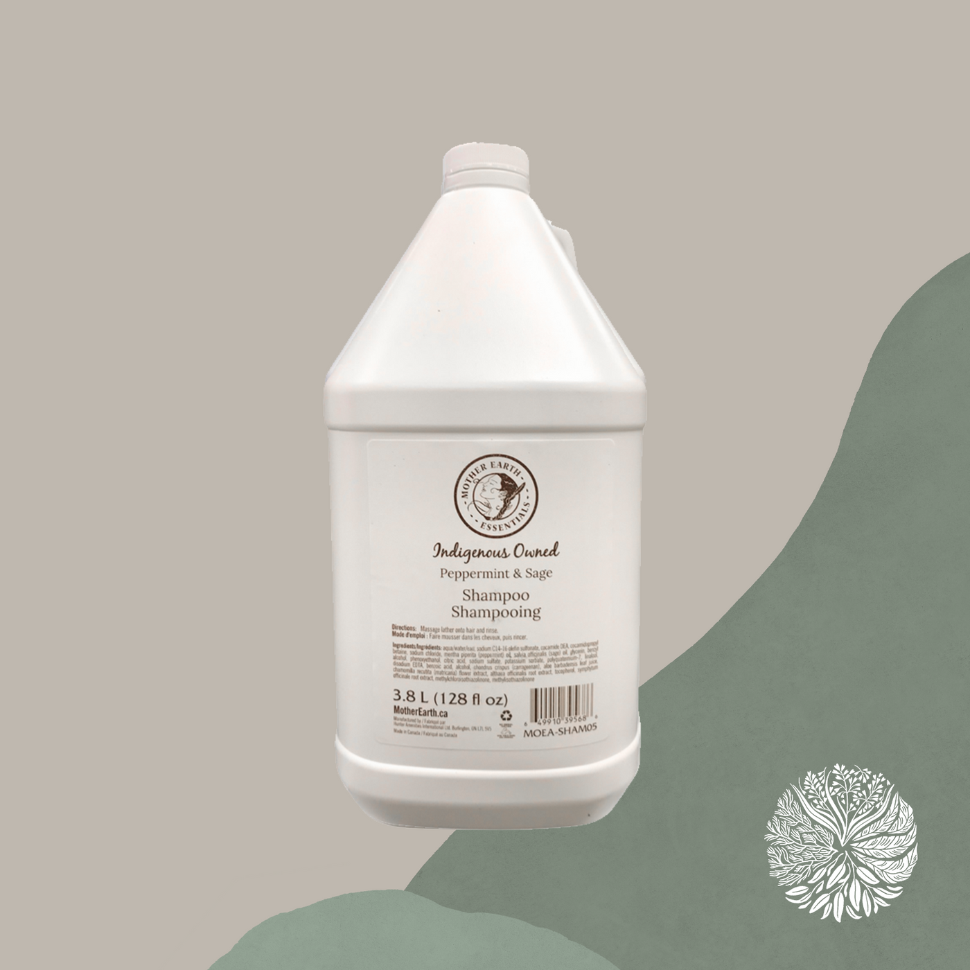 Peppermint Sage Shampoo - Gallon Bottle